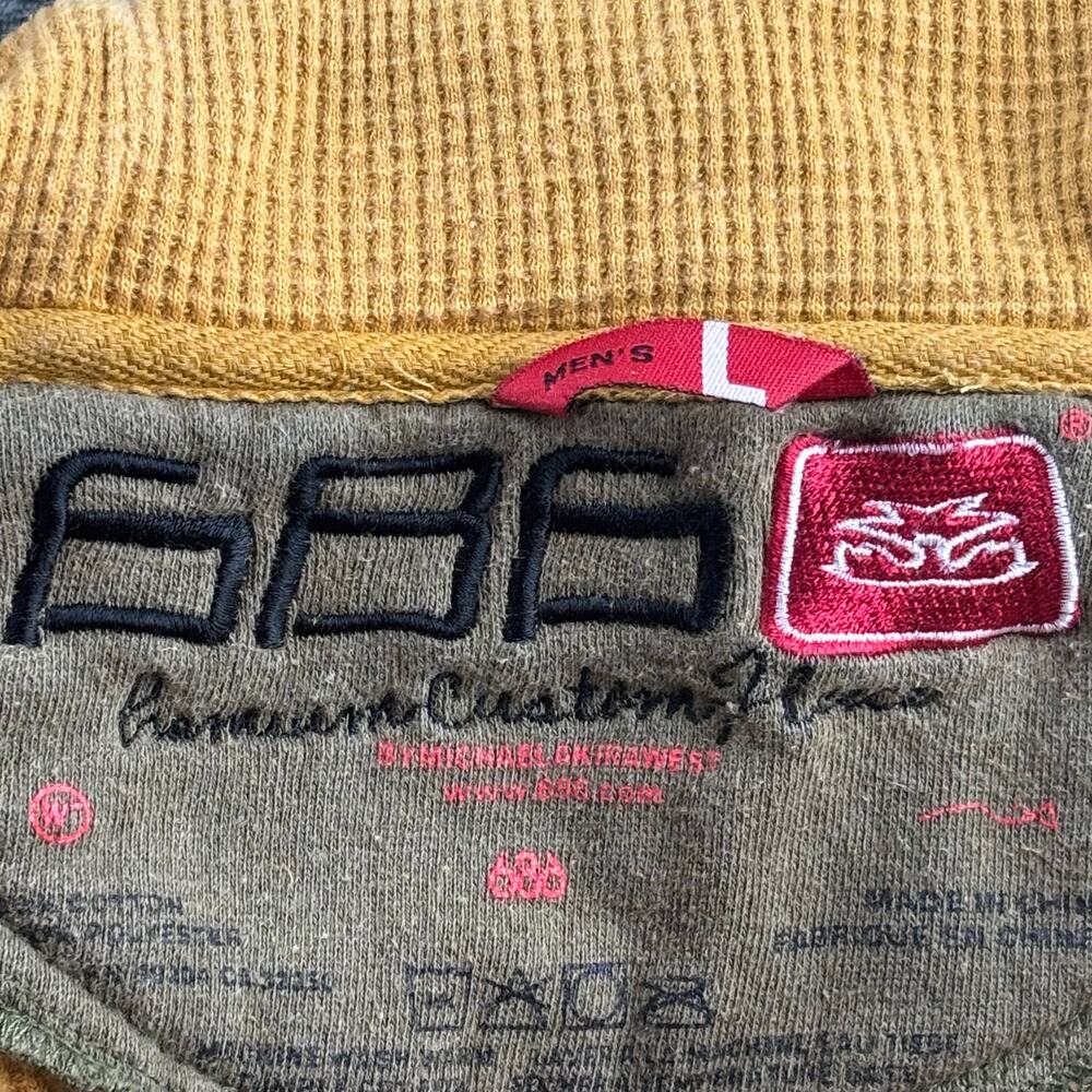 VTG 686 Hoodie Men’s L Y2K Logo Snowboard Ski Zip Pockets Gorpcore Olive Green - Picture 7 of 13